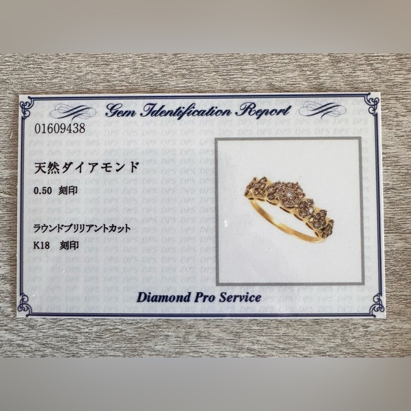 18k Tiara Ring in .500ct Natural Diamonds - Picture 8 of 9